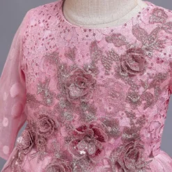 Robe Princesse Rose Poudré -Promos Parurelle Boutique 3 1