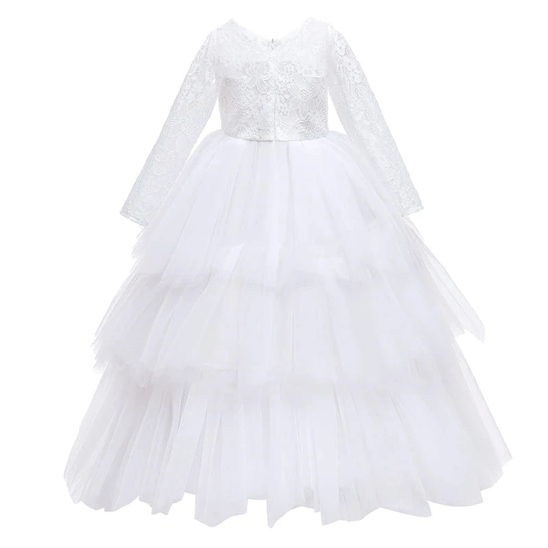 Robe Longue De Princesse Petite Fille 3 Robe Longue De Princesse Petite Fille – Image 3