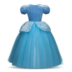 Robe Princesse Cendrillon Fille -Promos Parurelle Boutique DeguisementCendrillonBleu 1