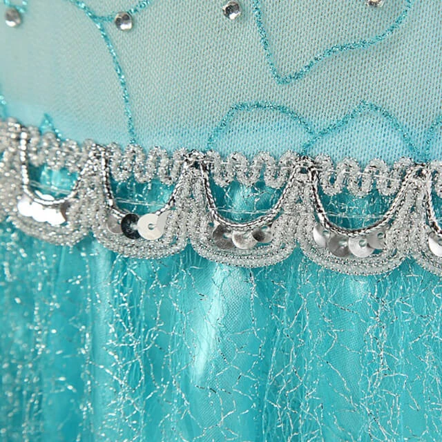 Robe Princesse Fille Elsa 4 Robe Princesse Fille Elsa – Image 4