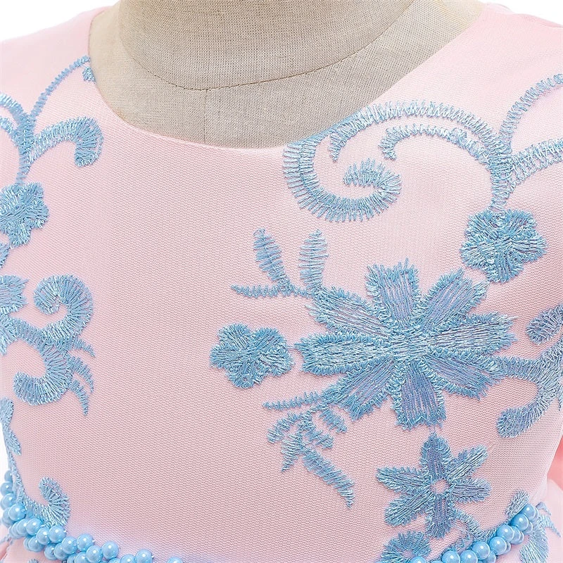 Robe Bébé Rose Pâle 4 Robe Bébé Rose Pâle – Image 4