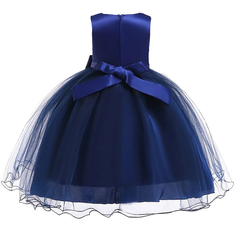Robe Bleu Roi Fille 4 Robe Bleu Roi Fille – Image 4