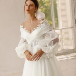 Robe De Mariée Princesse Manche Longue Dentelle -Promos Parurelle Boutique H816cffdccd7646cfb8bff46806bab541v 1