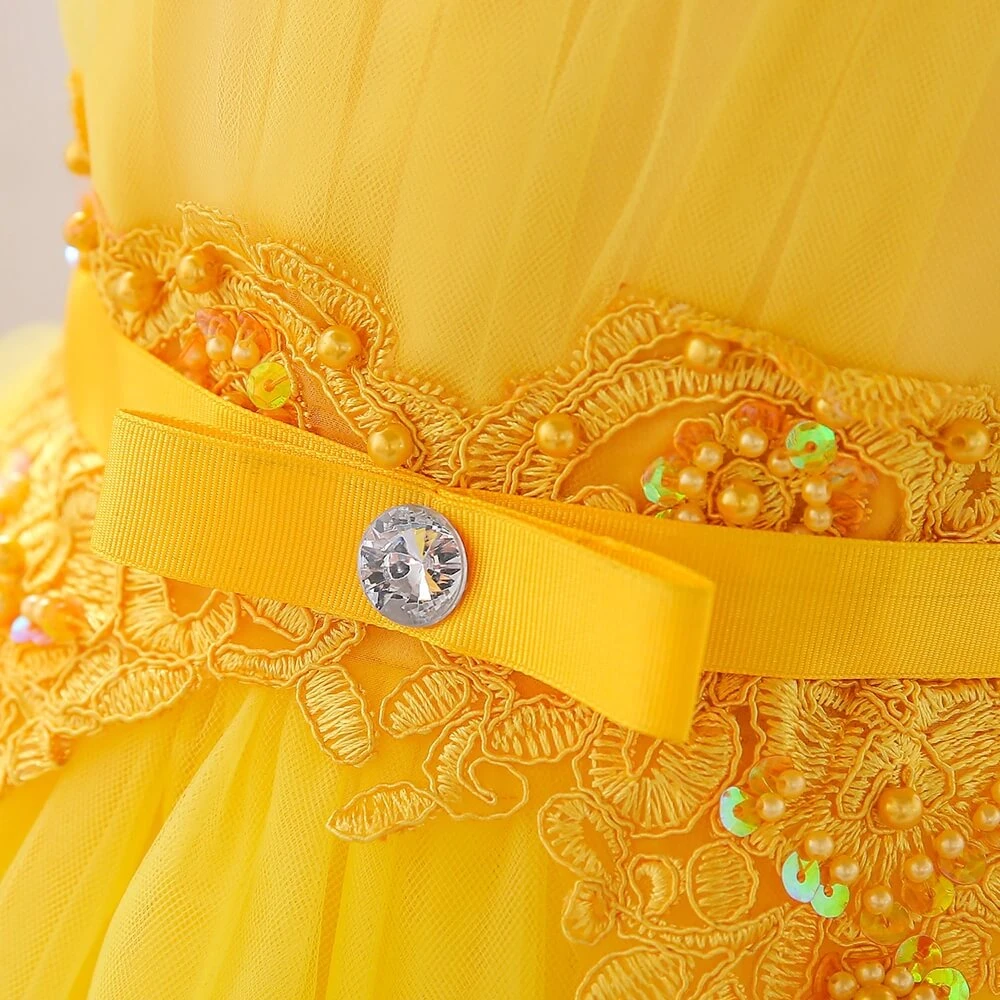 Robe Bébé Jaune 3 Robe Bébé Jaune – Image 3