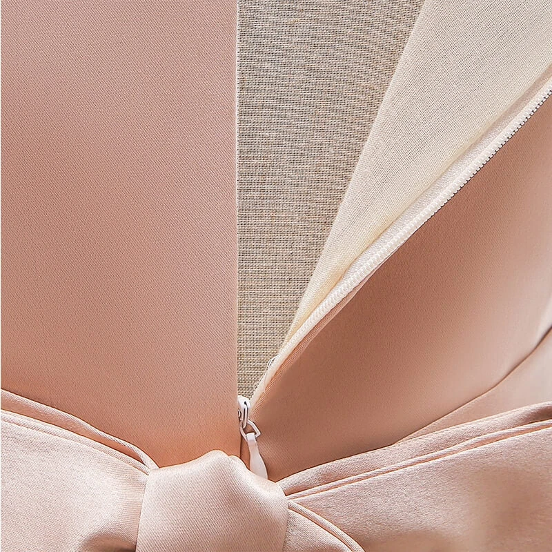 Robe Fille D'honneur Couleur Champagne 2 Robe Fille D'honneur Couleur Champagne – Image 2