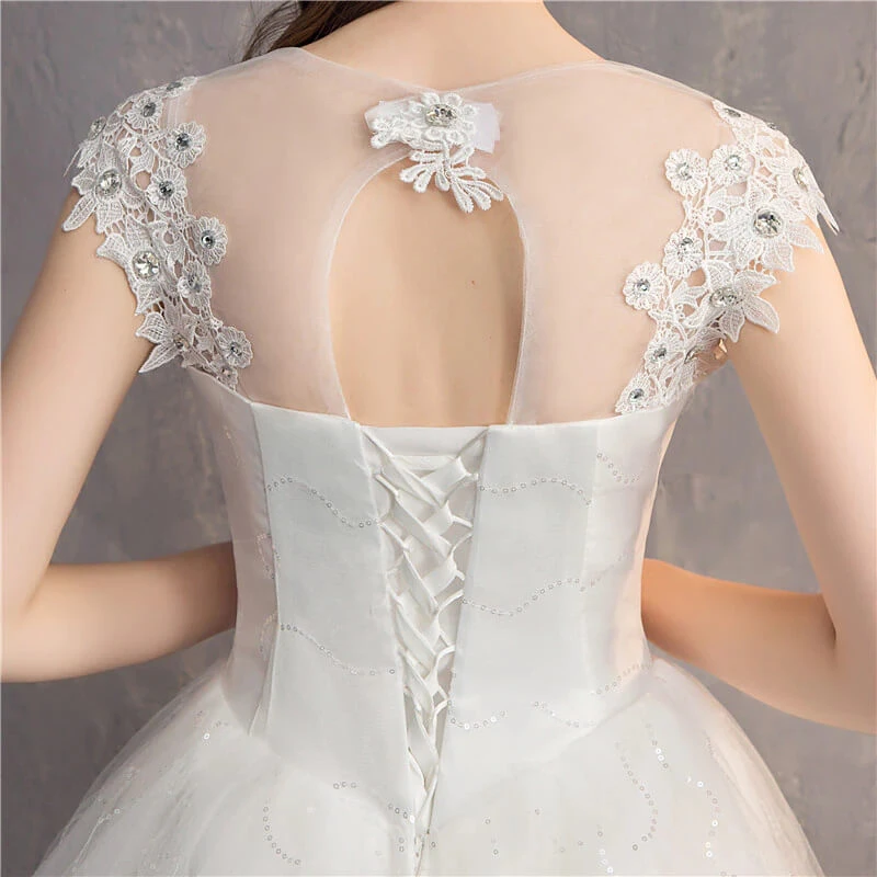 Robe De Mariée Princesse Bustier Strass 4 Robe De Mariée Princesse Bustier Strass – Image 4