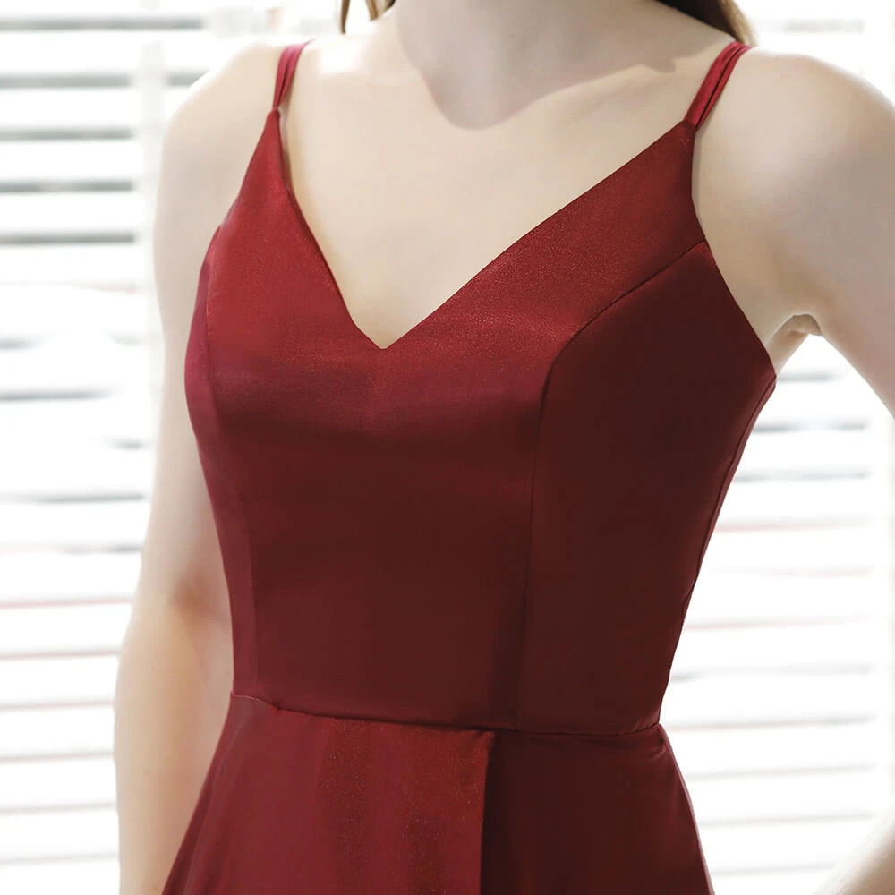 Robe De Bal Rouge Brillante 5 Robe De Bal Rouge Brillante – Image 5