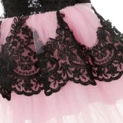 Robe Bébé Noire -Promos Parurelle Boutique Robe Tutu de princesse en dentelle pour filles v tements Tutu de mariage en Tulle pour 4 1