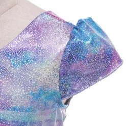 Robe Petite Fille Arc En Ciel -Promos Parurelle Boutique Robe princesse d t pour filles couleur arc en ciel Design en maille manches courtes paillettes 1