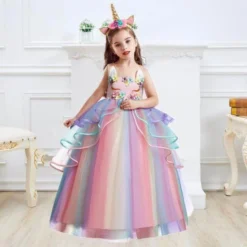 Robe Princesse Licorne Fille