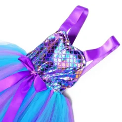 Robe Sirène Petite Fille 7 Robe Sirène Petite Fille -Promos Parurelle Boutique Robe sir ne pour filles tenue de f te d anniversaire costume de princesse pour Halloween 2 1