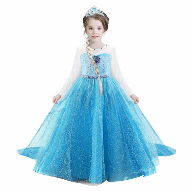 Robe Princesse Fille Elsa 1 Robe Princesse Fille Elsa