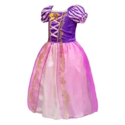 Robe Princesse Raiponce Fille -Promos Parurelle Boutique RobeRaiponce 1