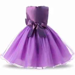 Robe Princesse Violette Fille -Promos Parurelle Boutique RobeViolette 1