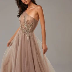 Robe De Bal De Promo Longue -Promos Parurelle Boutique Sevintage robe longue de bal en Tulle tenue de soir e brod e avec des appliques 2