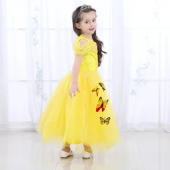Robe Princesse Lumière Et Or -Promos Parurelle Boutique deguisement princesse lumiere et or