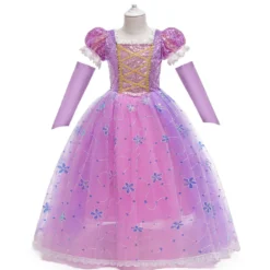 Robe Princesse Rose Paillette -Promos Parurelle Boutique deguisement princesse rose paillette