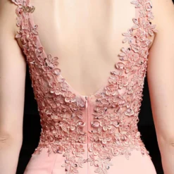 Robe De Bal De Promo Rose -Promos Parurelle Boutique dos robe princesse 1