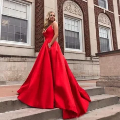 Robe Bal De Promo Rouge