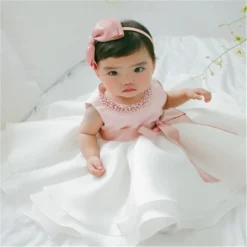 Robe De Baptême Princesse Bébé
