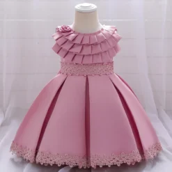 Robe Bébé Fille Rose Pale