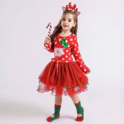 Robe Bébé Rouge Noël
