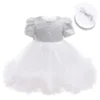 Robe Bébé Tulle Blanc