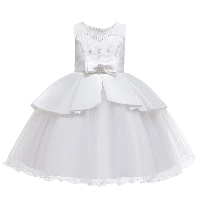 Robe Princesse Fille Blanche 3 Robe Princesse Fille Blanche – Image 3