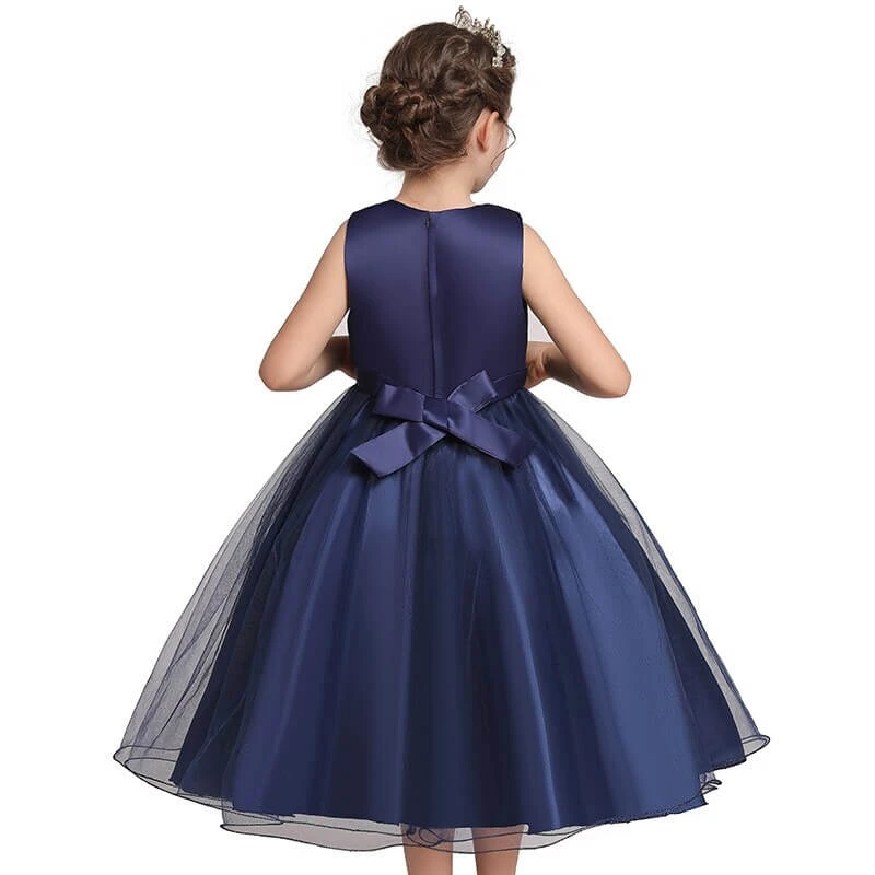 Robe Bleu Roi Fille 2 Robe Bleu Roi Fille – Image 2