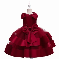 Robe Princesse Rouge Bordeaux -Promos Parurelle Boutique robe bordeaux petite fille