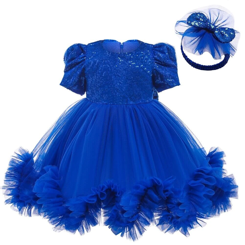 Robe Cérémonie Bébé Bleu 1 Robe Cérémonie Bébé Bleu