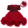 Robe Cérémonie Bébé Rouge