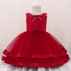 Robe Bébé Rouge Mariage