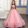 Robe Cérémonie Fille Rose Poudré