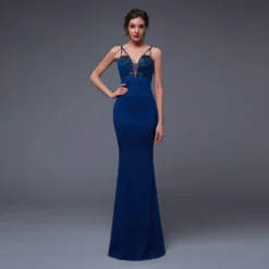 Robe De Bal De Promo Bleu