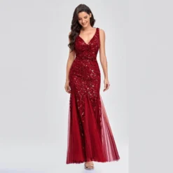 Robe De Bal De Promo Rouge