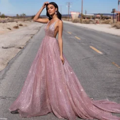 Robe De Bal Paillette