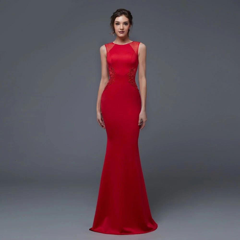 Robe De Bal Rouge Longue