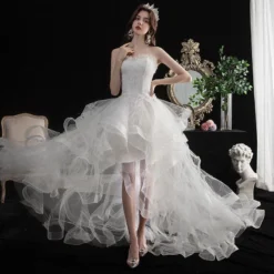 Robe De Mariée Courte Princesse