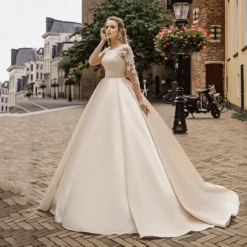 Robe De Mariée Princesse Beige