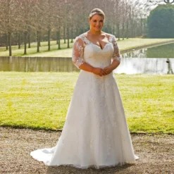 Robe De Mariée Princesse Femme Ronde