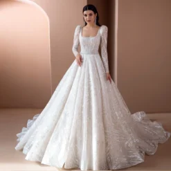 Robe De Mariée Princesse Manche Longue