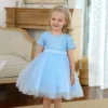 Robe De Princesse Bleu Ciel