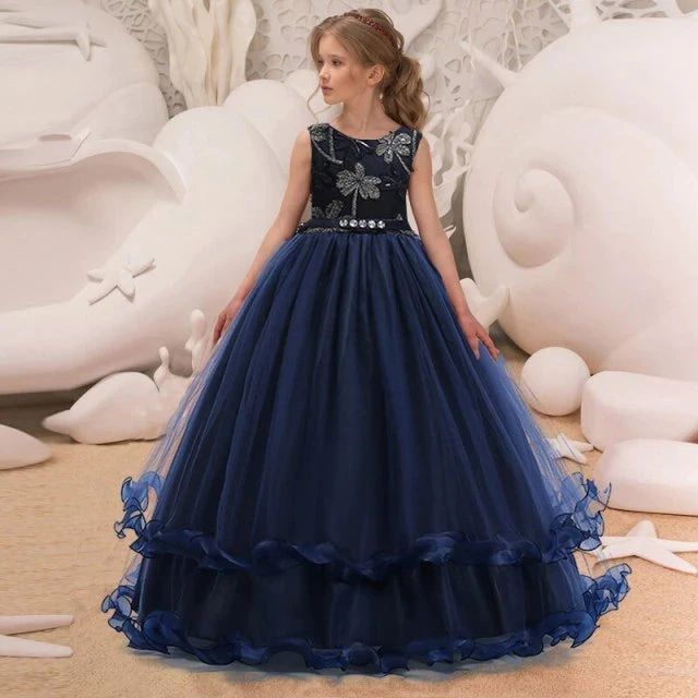Robe De Princesse Bleu Nuit 1 Robe De Princesse Bleu Nuit