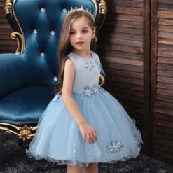 Robe Bleu Princesse Tulle 7 Robe Bleu Princesse Tulle -Promos Parurelle Boutique robe de princesse bleu tulle