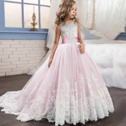 Robe De Princesse Fille Avec Traine