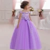 Robe Fille D'Honneur Violette