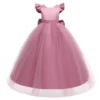 Robe Fille Mariage Rose Poudré