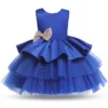 Robe Mariage Bébé Bleu Marine