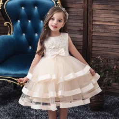 Robe Princesse Beige